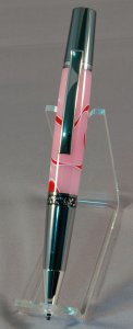 Pink and Red Acrylic Ballpoint