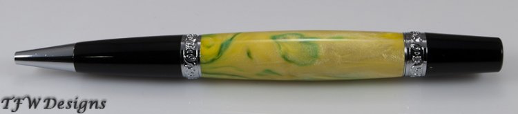 Yellow and Green Ballpoint. - Click Image to Close