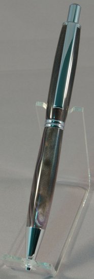 Black Acrylic Click Ballpoint Pen - Click Image to Close
